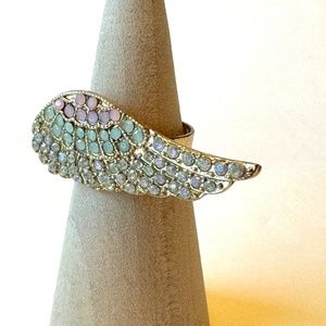 Wing Ring, size 6 3/4, adjustable